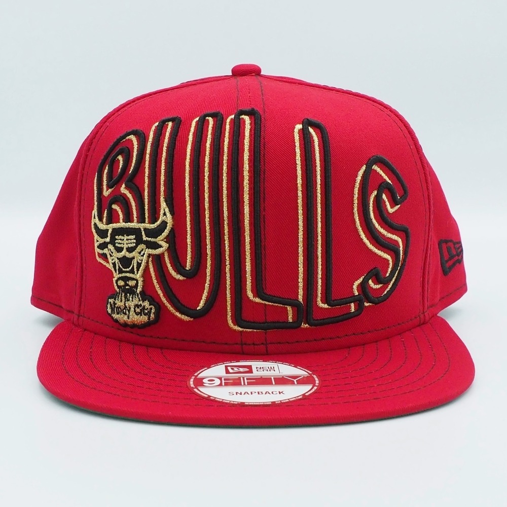 New Era 59Fifty Chicago Bulls Red NBA Snapback Hat Cap OSFA Hardwood Classics